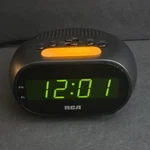 Rca RCD20-A Alarm Clock With Green Display & Night Light Tested Clean. Fixed Price $12.00.