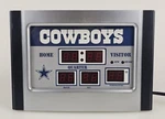 Dallas Cowboys Nfl Football Team Scoreboard Alarm Clock Time Date & Temperature. Fixed Price $59.95.
