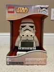 Star Wars Lego Mini Fig Stormtrooper Alarm Clock Brand New Box 9002137 2015. Fixed Price $76.99.