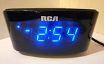 Rca Dual Wake Am Fm Clock Radio Blue Led Display RP3720A Tested Works. Fixed Price $12.99.