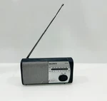 Sony ICF-303 Portable Am/fm Radio 2 Band Vintage Analog Tuner W/ Antenna. Fixed Price $13.15.