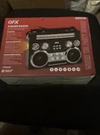 Qfx R-333BT Am/fm/sw 3-BAND Radio +bluetooth +disco +flashlight (new). Fixed Price $34.95.