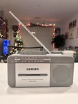 Semier Portable Am/fm Radio Cassette Recorder SM-138. Fixed Price $18.00.