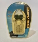 Electro Brand 616CP Am/fm Shower Water Resistant Hanging Radio (still Sealed!!!). Fixed Price $29.99.