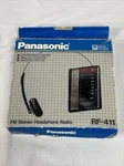 Vintage Panasonic RF-411 Fm Stereo Headphone Radio. Fixed Price $25.50.
