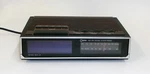 Cosmo Am/fm Digital Clock Radio Blue Display W/ Battery Back Up. Fixed Price $29.99.