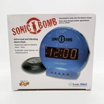 Sonic Alert Black Bomb Alarm Clock Bed Shaker Vibrating Heavy Sleepers. Fixed Price $29.95.