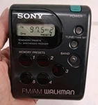 Vtg Sony Walkman SRF-M33 Am/fm Radio Works But Has Static No Earphones Read Look. Fixed Price $29.75.