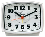 33100 Equity By Crosse Electric Silent Sweep Analog Alarm Clock - White. Fixed Price $19.95.