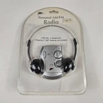 Tde T.d.e. Personal Am Fm Radio Sealed Portable W/ Headphones Vintage Nos Y2K. Fixed Price $12.49.