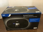 New Rca RI500 Sound System W/universal Dock For Ipod Am/fm Remote Nos Son. Fixed Price $59.95.