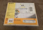 Sony ICF-CD523 Under Cabinet Am/fm Kitchen Clock Radio White New Open Box. Fixed Price $124.99.