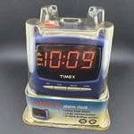 Vintage New 90S Timex Imac Inspired Alarm Clock T-104L Apple Computer Blue 1992. Fixed Price $149.97.