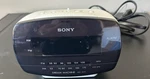 Sony Am/fm Alarm Clock Radio White ICF-C111 Tested Works Clean. Fixed Price $19.97.