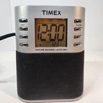Timex T307S Nature Sounds Dual Alarm Clock Radio MP3 Line Tested Works. Fixed Price $24.99.