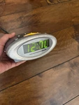 Timex Dual Alarm Clock Nature Sounds Radio Digital T232S Silver (working). Fixed Price $29.99.