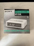 Vintage Sony Dream Machine Fm Digital Clock Radio Beige ICF-C240. Fixed Price $45.00.