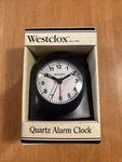 Westclox Bedside Analog Alarm Clock Black Ascending & Snooze # 47312 New. Fixed Price $8.99.