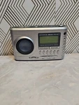 Sharper Image Travel Soother 20 Radio Alarm Clock Model SI621 Silver. Fixed Price $25.00.