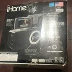Ihome IP41 Rotating Digital Clock Radio For Iphone/ipod Black With Charging Dock. Fixed Price $29.99.