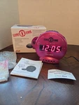 Sonic Bomb Pink Alarm Clock With Bed Shaker New Open-box Model SBB500SSP. Fixed Price $32.99.