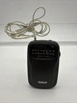 Vtg Rca RP-1610B Portable Am/fm Radio Belt Clip W/apple Wired Headphones Works. Fixed Price $16.99.