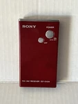 Sony ICF-E10W Red Pocket Am Fm 2 Band Radio Receiver Japan Tested Rare. Fixed Price $129.95.