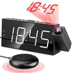 Projection Digital Alarm Clock With Shaker For Bedroom Extra Loud C.... Fixed Price $42.23.