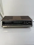 Vtg General Electric Am/fm Stereo Blue Digital Dual Alarm Clock Radio 7-4695A. Fixed Price $21.00.