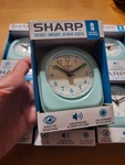 Sharp Quartz Analog Battery Operated Mint Alarm Clock Ascending Volume Backlight. Fixed Price $13.71.