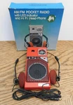 Vintage Am/fm Pocket Radio Led Indicator Hi Fi Headphones DO-10H. Fixed Price $25.00.