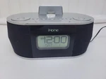 Black Ihome ID38 Apple Docking Station Speaker Dual Alarm Clock Radio. Fixed Price $28.90.
