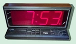 Vintage Cosmo Time Alarm Clock Red Lcd E-805 Wood Grain Hong Kong Made Tested. Fixed Price $37.42.