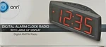 Onn Am/fm Digital Alarm Clock Radio Large 1.8" Led Display Battery Backup New. Fixed Price $16.19.