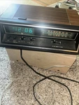 Vintage General Electric Clock Radio Model 7-4665B Walnut Grain 1980S Works. Fixed Price $45.99.