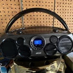 Akai CE2300 Cd Boombox Am/fm Digital Radio Aux Headphone Jack Black. Fixed Price $29.99.