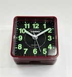 Travel Alarm Clock Classic Casio Small TQ140-4 Red New W/ Box. Fixed Price $23.75.
