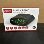 Gpx 1.2 In. Black Led Dual Alarm Clock With Am/fm Radio, Usb Charger. Fixed Price $12.49.
