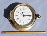 Brass Barigo Admirals Style Quartz Nautical Clock Germany Tested Works Great. Fixed Price $99.99.