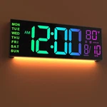16" Large Digital Wall Clock With Remote Control, Dual Alarm Big Led Screen. Fixed Price $40.99.