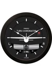 Trintec Large 14" Aviation Modern Turn & Bank Wall Clock 2066-14 New. Fixed Price $47.17.