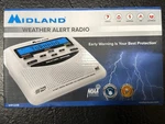 Midland Weather Alert Radio With Noaa All Hazard WR120B. Fixed Price $31.00.