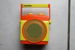 Vintage 80'S Ima Handy Little Radio W/ Built Speaker MR-10 Orange /yellow. Fixed Price $23.99.