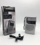 Coby CR-203-SLV Pocket Size Am/fm Radio Silver. Fixed Price $18.99.