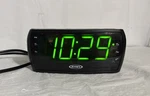Jensen JCR-208A Large Display Am/fm Alarm Clock Radio. Easy Read. Battery Backup. Fixed Price $19.99.