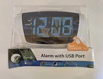 75904 Equity By Crosse Powered Jumbo Blue Led Digital Alarm Clock With Usb. Fixed Price $16.99.