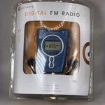 Sakar Iconcepts Gear To Go NO.14379 Digital Tuning Fm Radio With Headphones. Fixed Price $25.00.