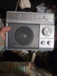 Realistic PORTAVISION-60 Multi Band Radio Receiver 12-781 AM/FM/TV1/TV2/UHF. Fixed Price $22.50.