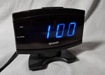 Sharp Model SPC106 Digital Alarm Clock (large Blue 7 Segment Led Display). Fixed Price $10.00.