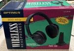 Nib Optimus Radio Shack Wireless Headphones 1994 PRO-100 Ear Rechargeable. Fixed Price $31.98.